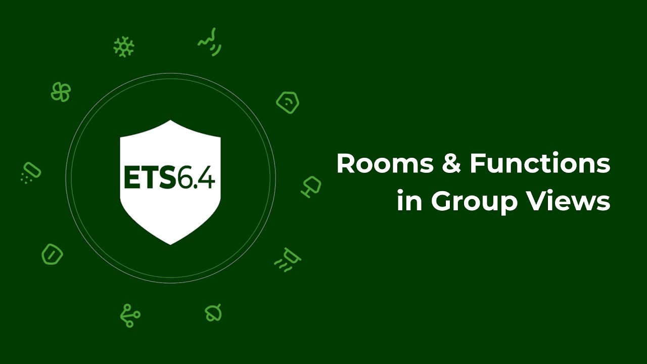 ETS6.4 - Räume und Funktionen in Gruppenansichten