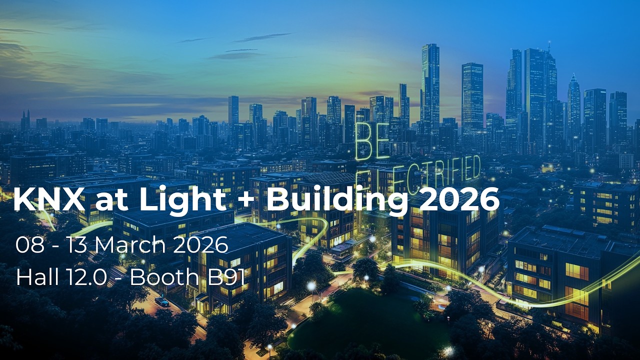 KNX Simplicity auf der Light + Building 2026 vorgestellt