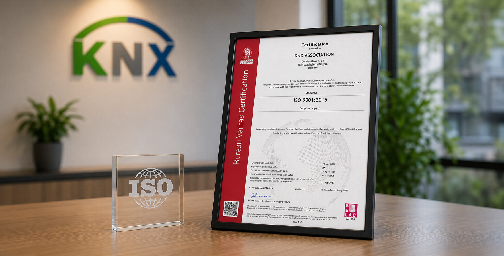 KNX Association erhält ISO 9001-Zertifizierung