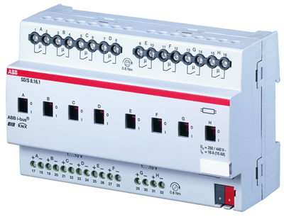 Beispiel für einen 8-Kanal-1-10V-Dimmer.