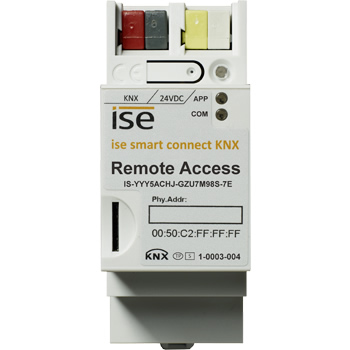Der Ise Smart Connect KNX Fernzugriff verschlüsselt über eine sichere Website den gesamten Datenverkehr in und aus der Installation.