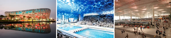 Das Nationale 'Vogelnest' Stadion, das 'Water-Cube' Nationale Wassersportzentrum und das größte Flughafengebäude der Welt - Terminal 3 am Flughafen Peking - werden alle mit KNX Technologie gesteuert.
