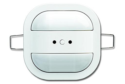 Der Aufputz Busch-Präsenzmelder KNX von ABB, ist ein Beispiel für einen Sensor.