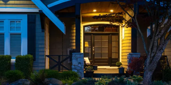 Using outdoor lighting only when needed