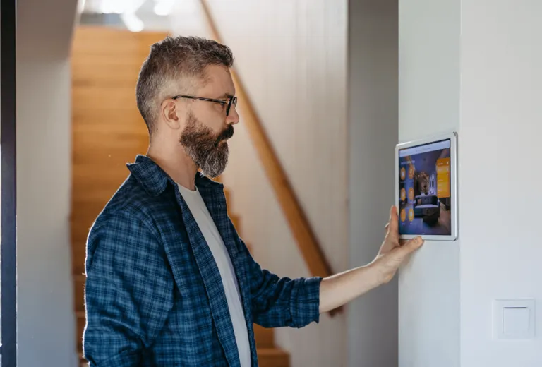 smart home control panel user