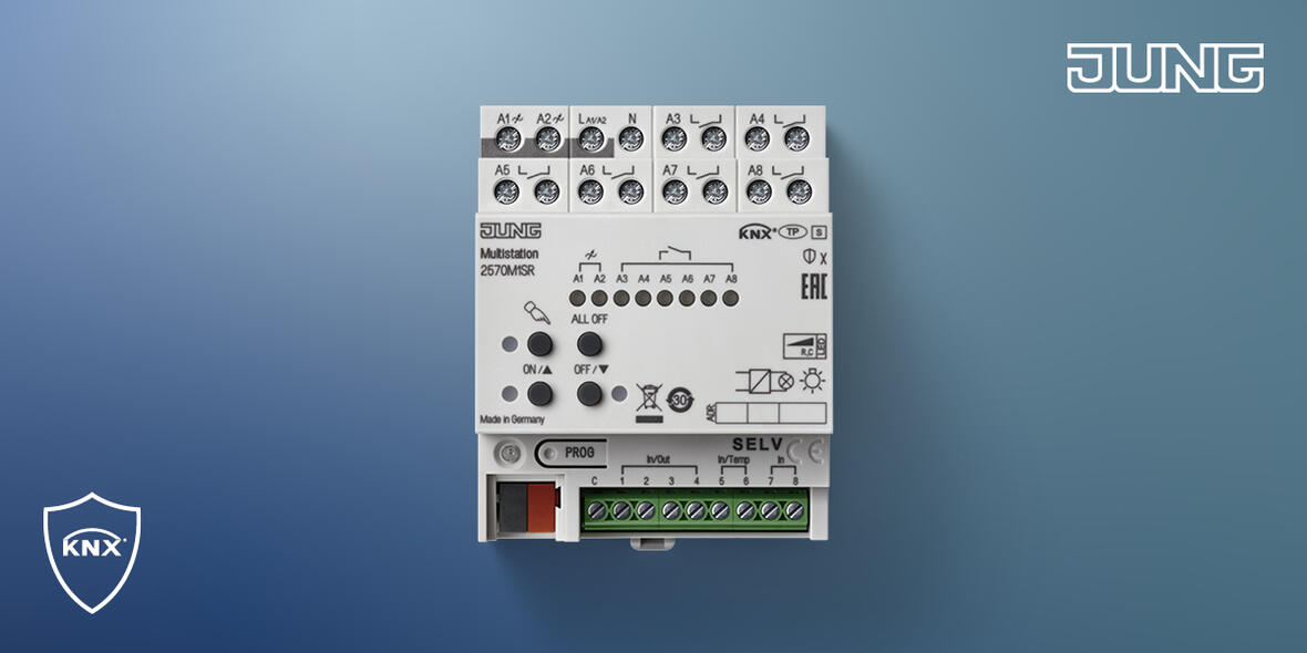 JUNG: Multi stations- Save space in the control cabinet