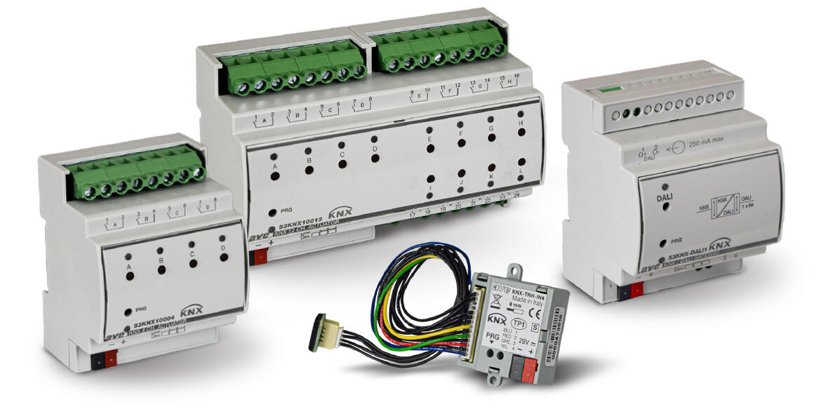 KNX-apparaten voor DIN-rail van AVE