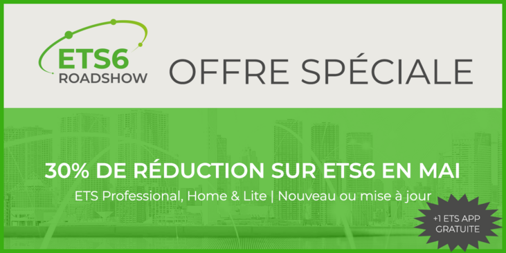 Economisez 30% sur une licence ETS6 en mai