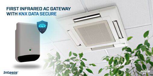 Intesis lanceert de eerste KNX Data Secure IR Gateway voor integratie van airconditioning
