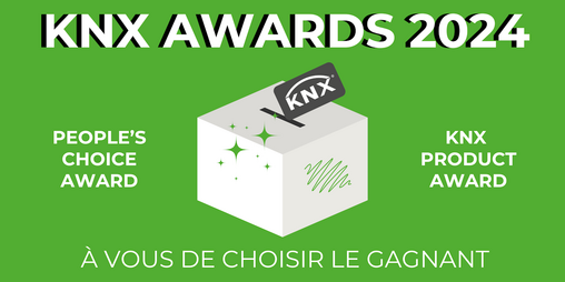 KNX Awards 2024 - Votez pour votre produit et projet KNX préféré