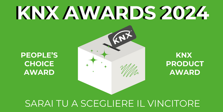 KNX Awards 2024 - Vota il tuo prodotto e progetto KNX preferito