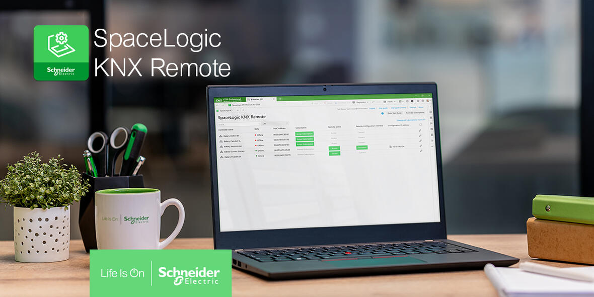 Schneider Electric: Travaillez plus intelligemment, pas plus dur, avec SpaceLogic KNX Remote