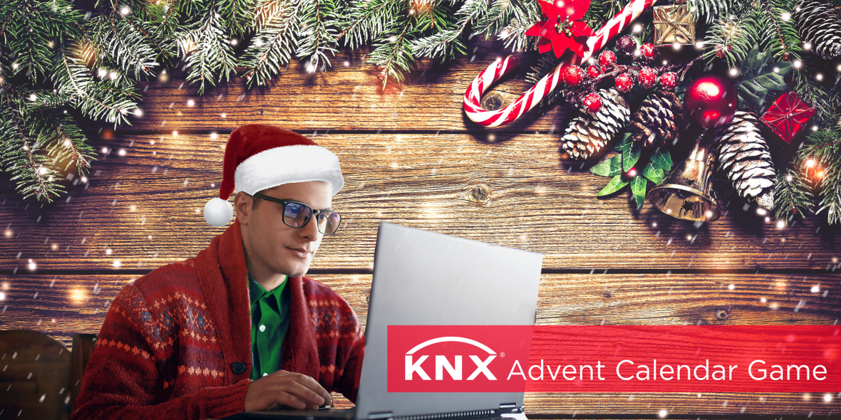 Gagnez des produits KNX tous les jours avec le jeu du calendrier de l'Avent KNX