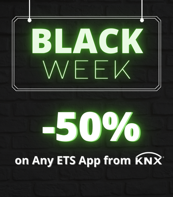 Black Week ETS Apps Special: Get -50% on any ETS App from KNX