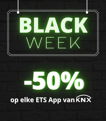 Black Week ETS Apps Special: Ontvang 50% korting op elke ETS App van KNX