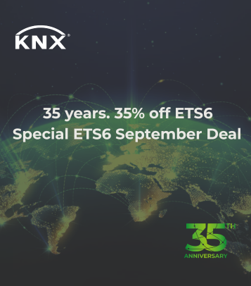 35 years of KNX - 35% off ETS6 in September
