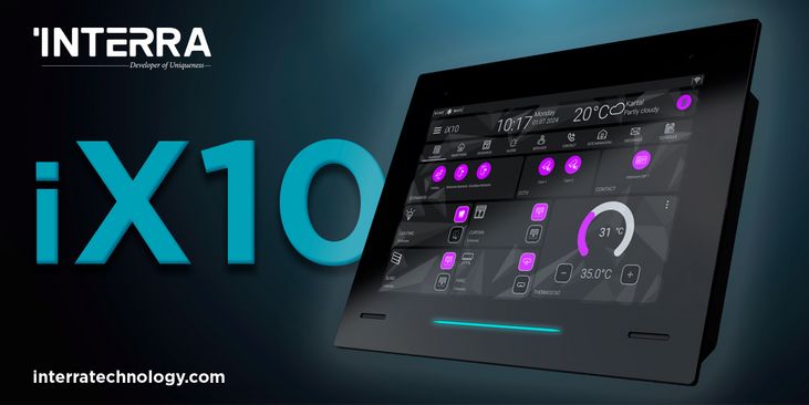 Das Interra iX10 Touch Panel