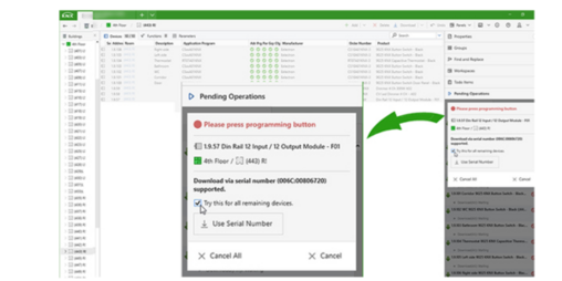 ETS Tips en Trucs: automatisch adressen programmeren op serienummer