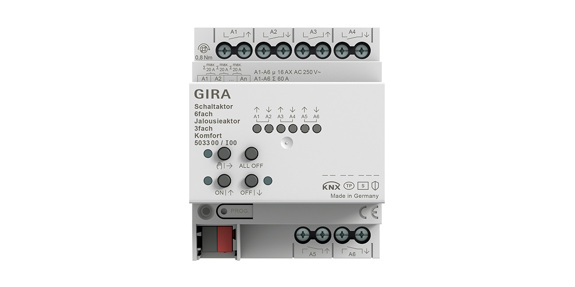 New Gira KNX switching and blind actuator  KNX Association [Official  website]