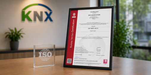 KNX Association behaalt ISO 9001-certificering