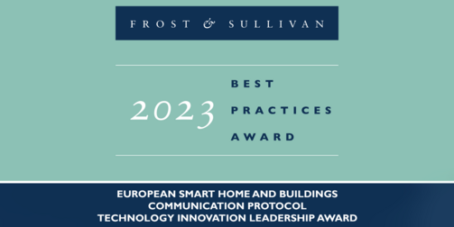 Frost &amp; Sullivan assegna a KNX il premio 2023 per la leadership nell&#039;innovazione tecnologica globale
