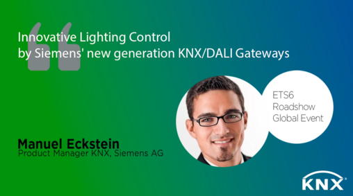 Control de iluminación complejo con pasarelas KNX/DALI de Siemens