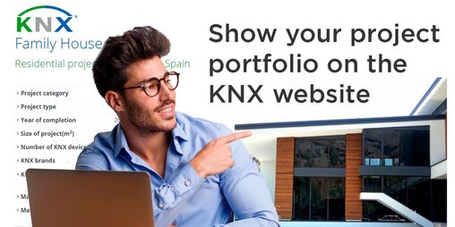Show your project portfolio on the KNX website