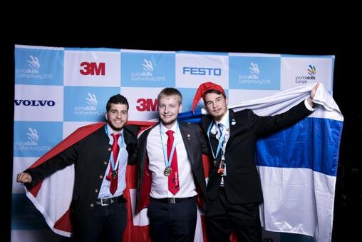 18 hours of full duty, stress, sweat and persistence Euroskills2016!