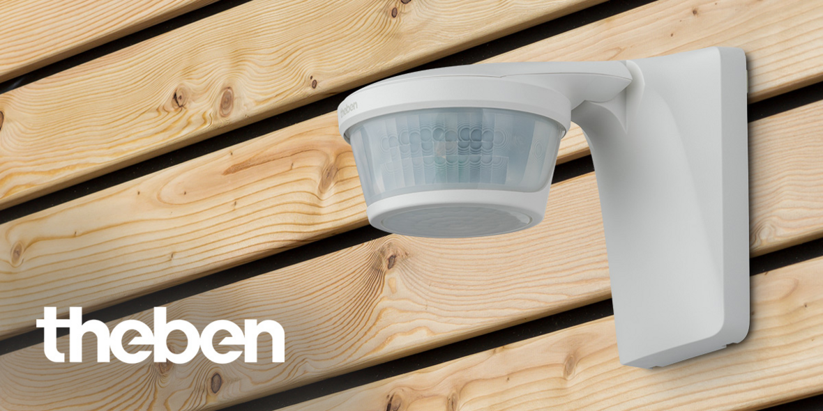 Détecteur de mouvement theLuxa P300 KNX :  Commande d&#039;éclairage flexible en extérieur