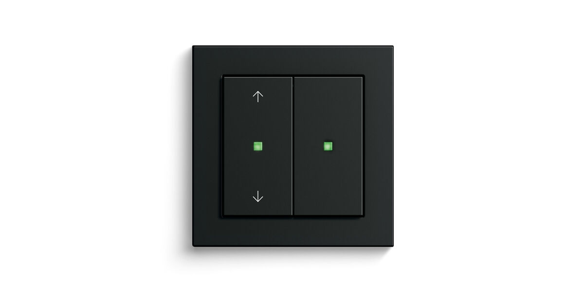 GIRA Émetteur mural RF, 2 gangs, pour KNX