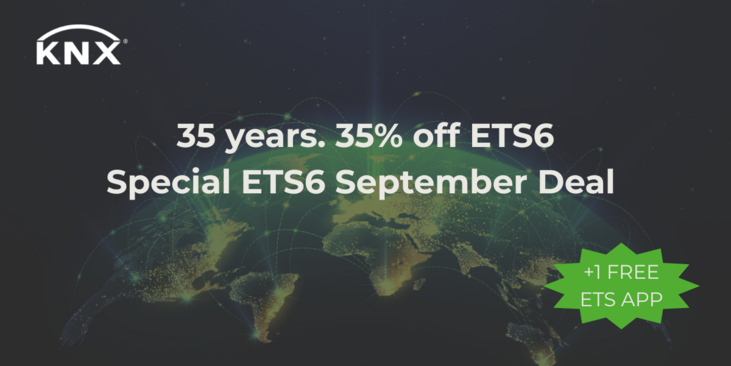 35 years of KNX - 35% off ETS6 in September