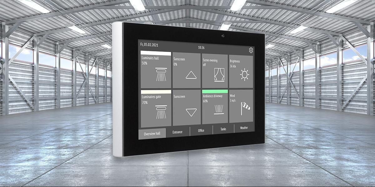 Écran tactile IP66 Fabro KNX d’Elsner