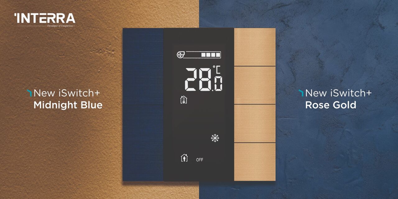 Nouvel Interra iSwitch+ : une version améliorée de la série unique d&#039;interrupteurs KNX !