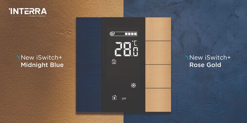 Nuevo Interra iSwitch+: ¡una versión mejorada de la exclusiva serie de interruptores KNX!