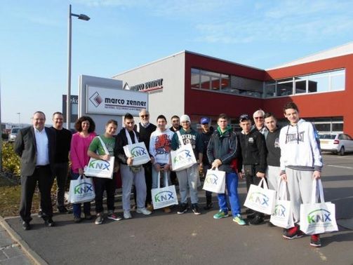 KNX as topic of an exchange programme between Greece and Luxembourg