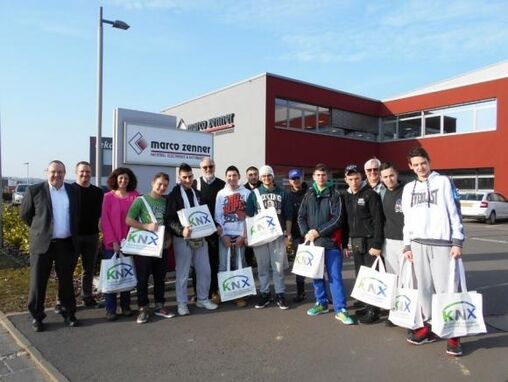 KNX as topic of an exchange programme between Greece and Luxembourg