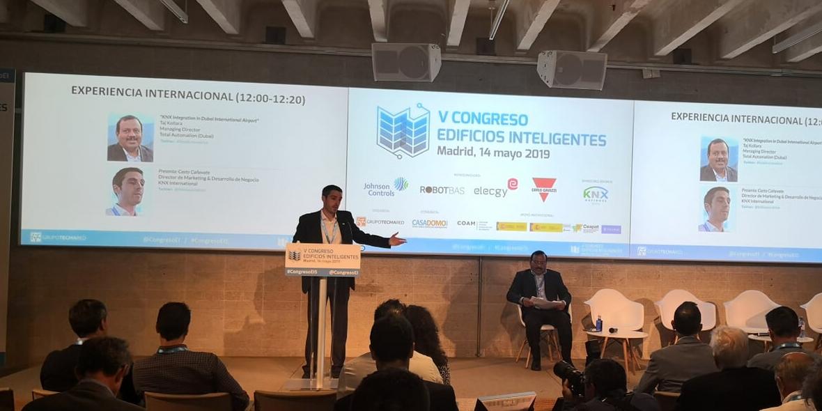 KNX en la 5ª edición de la Conferencia sobre edificios inteligentes en Madrid, España