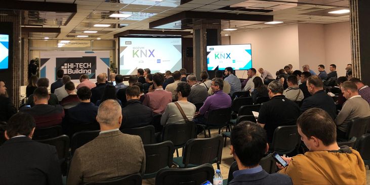 KNX feiert seinen Erfolg auf der Hi-Tech Building in Russland