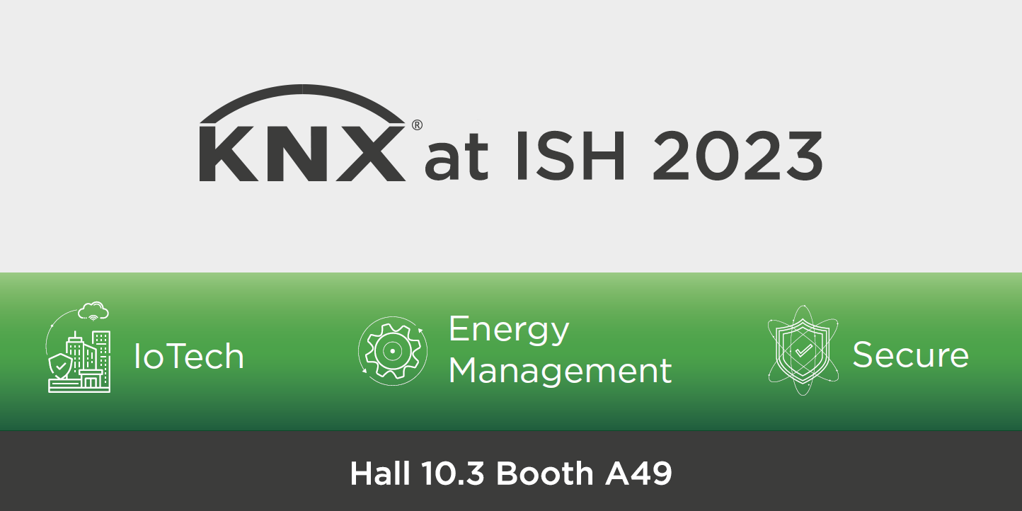 KNX muestra las respuestas a los desafíos y tendencias del sector de la climatización en ISH 2023