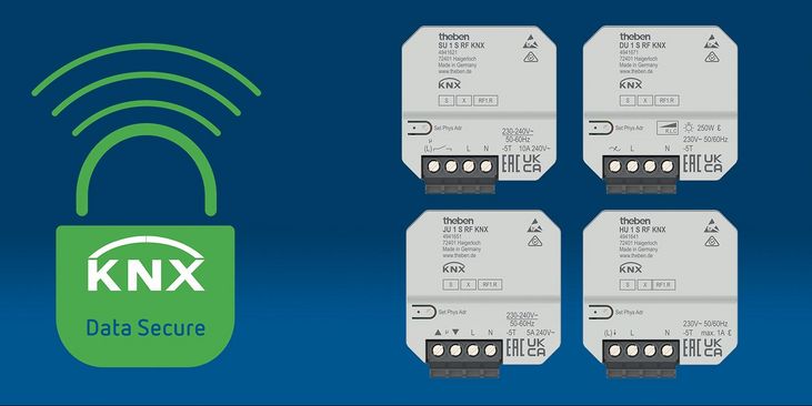 KNX RF-actoren met Data Secure