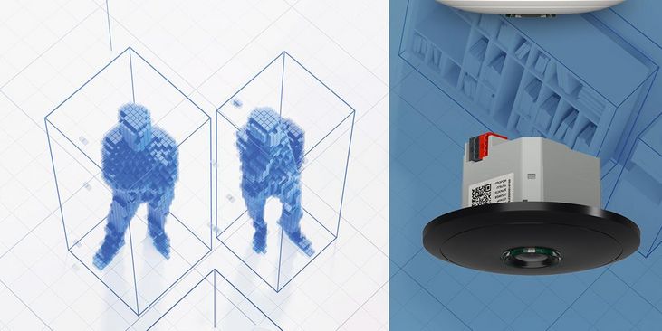 Optische aanwezigheidsmelder thePixa KNX