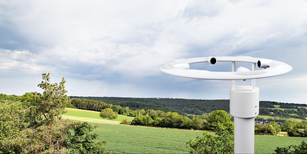 Une station météo capable de détecter le sens du vent
