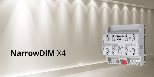 Universal-Dimmer NarrowDIM X4