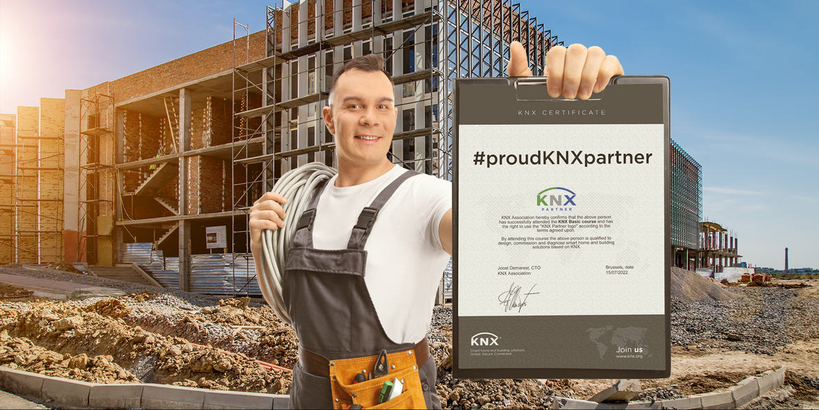 Zeigen Sie der Welt, dass Sie ein stolzer KNX Partner sind und gewinnen Sie ETS6 Professional Lizenzen